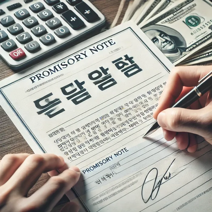 채권채무조회서