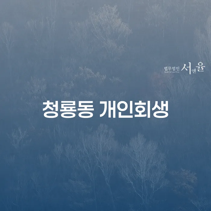 청룡동 개인회생과 개인파산, 어떻게 접근해야 할까요?